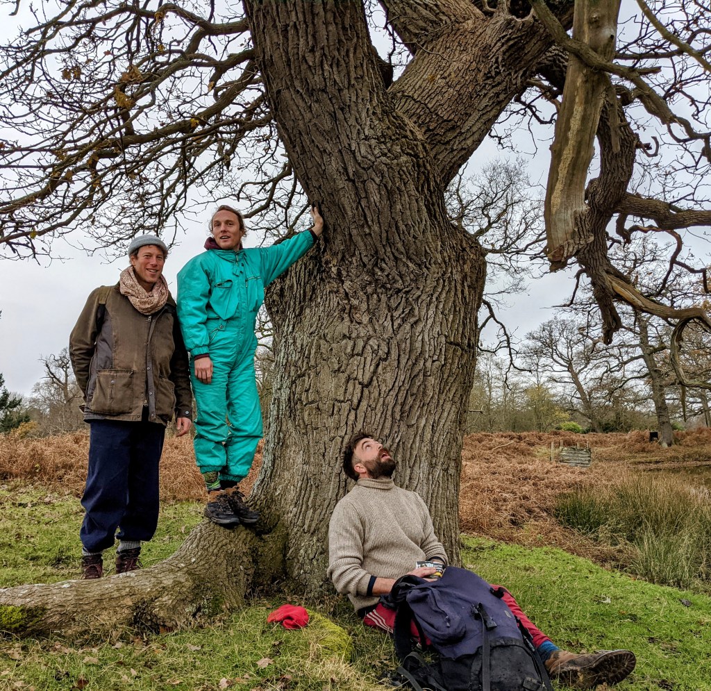 Reccying the Englefield Trespass. Credit: Jon Moses - new national park