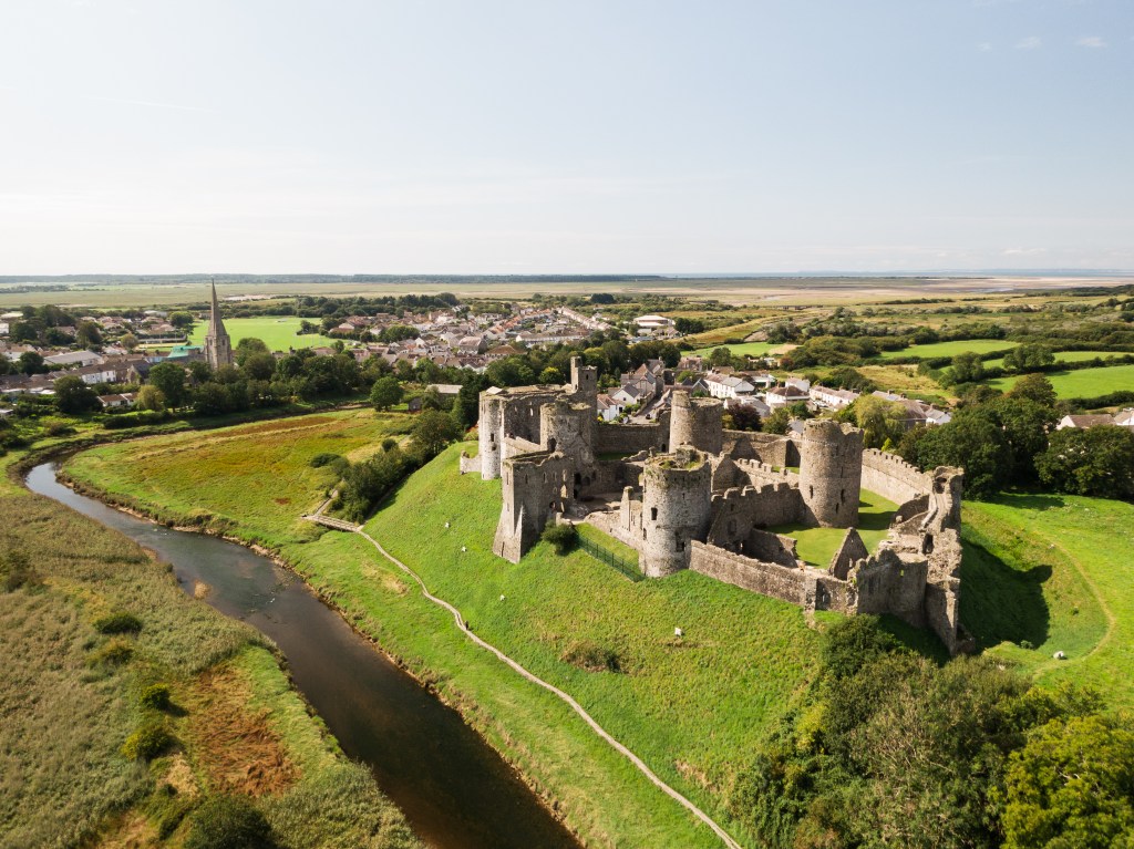 Kidwelly Castle, as seen in Monty Python and the Holy Grail _credit @carmscouncil - Discover Carmathenshire