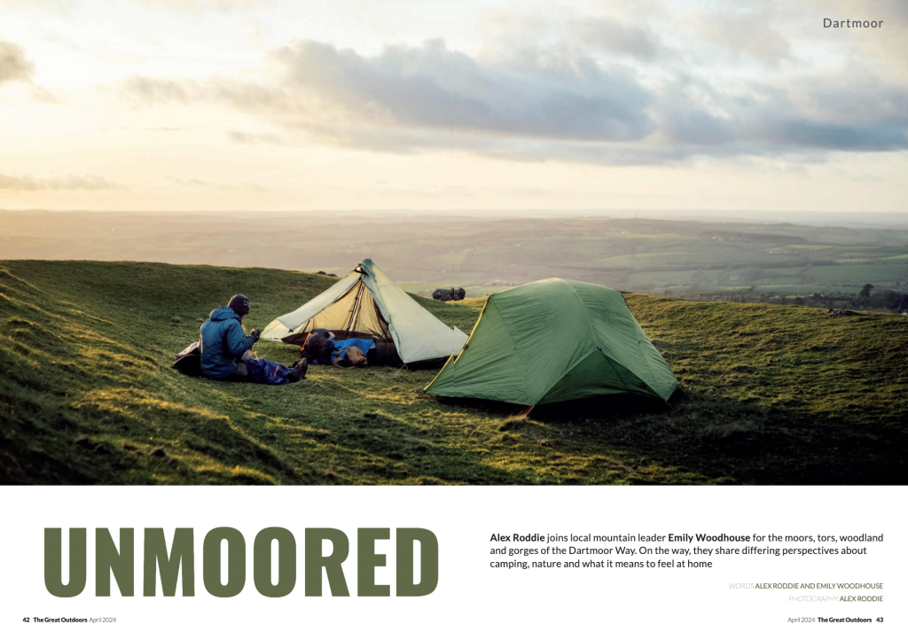 unmoored alex roddie dartmoor way - TGO nature issue 