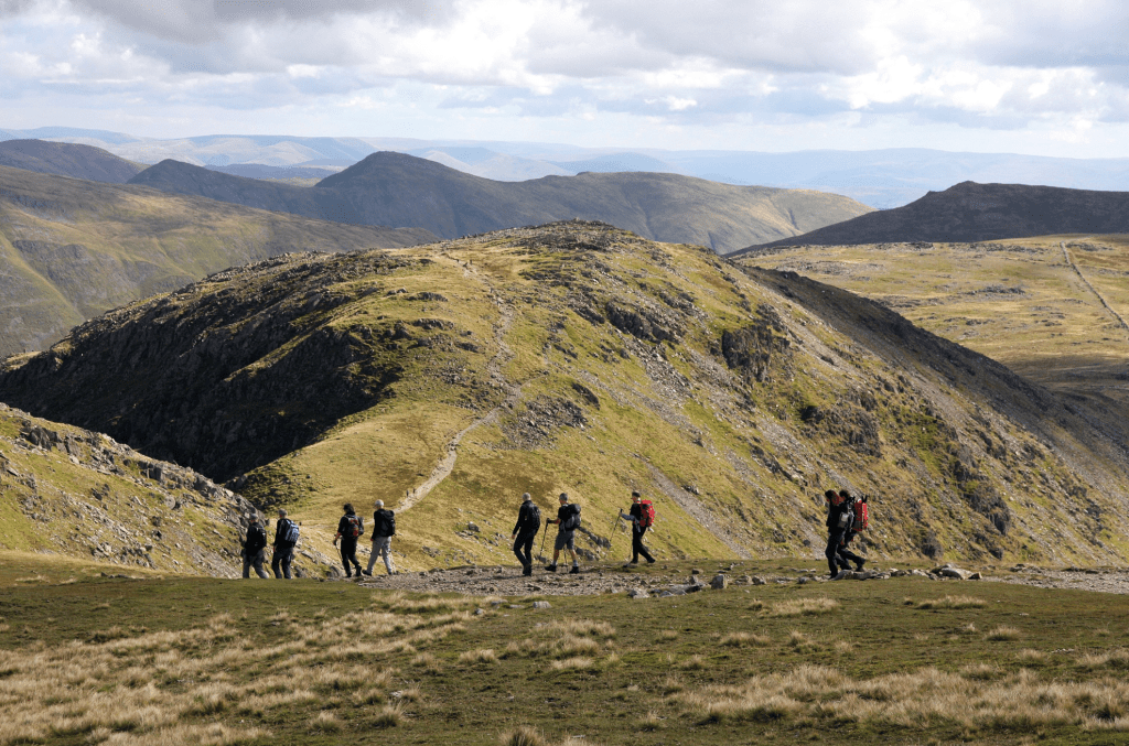 Looking across to Dollywaggon Pike from the Deepdale Round Hause ridge_VCROW