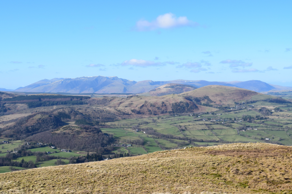 Fusedale Round - Views to a distant Blencathra from Arthur_s Pike