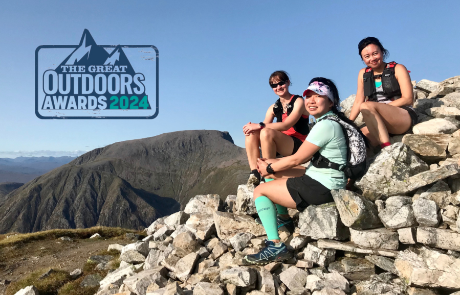 Sgurr a'Mhaim, Mamores TGO Reader Awards 2024 Open Outdoors Award winners Girls on Hills