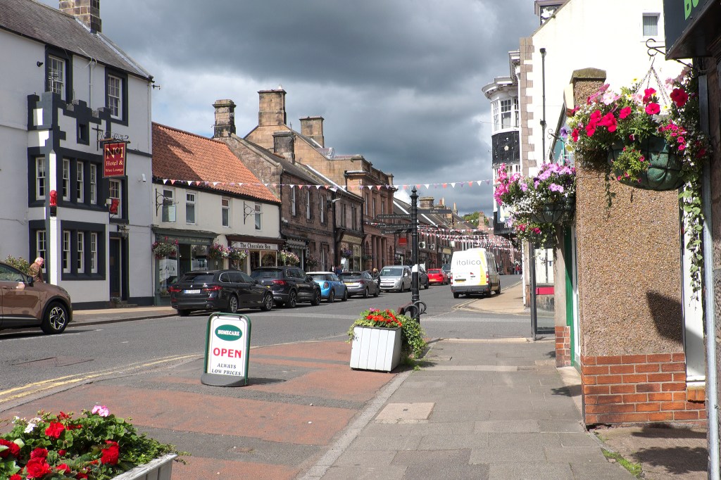 Wooler town centre. Credit: Vivienne Crow