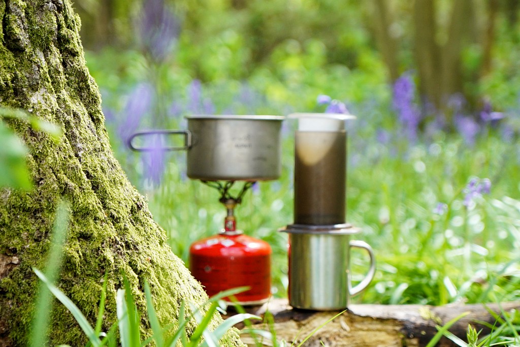 Coffee among the bluebells. Credit: Alistair Humphreys