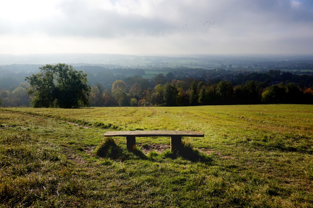A local bench with a view. Credit: Alistair Humphreys