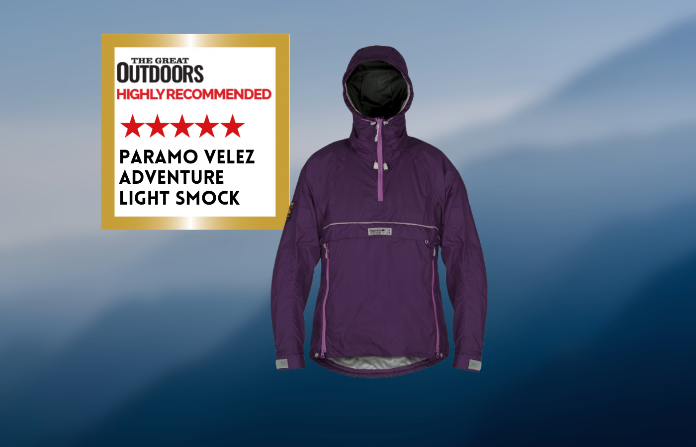 Paramo Men's Velez Adventure Light Smock - Pumpkin / Fog Grey