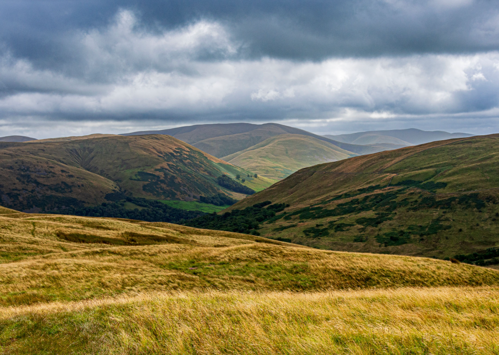 Whinash - The Howgills from below Belt Howe