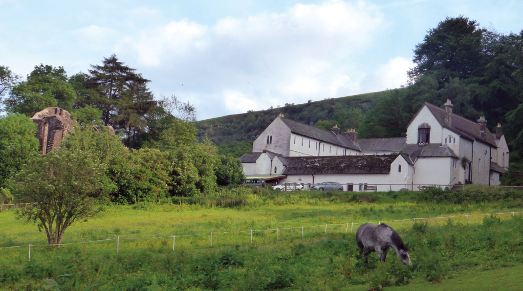 The Monastery & ruin of original church at Capel y Ffin