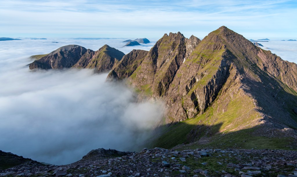 An Teallach above a cloud inversion