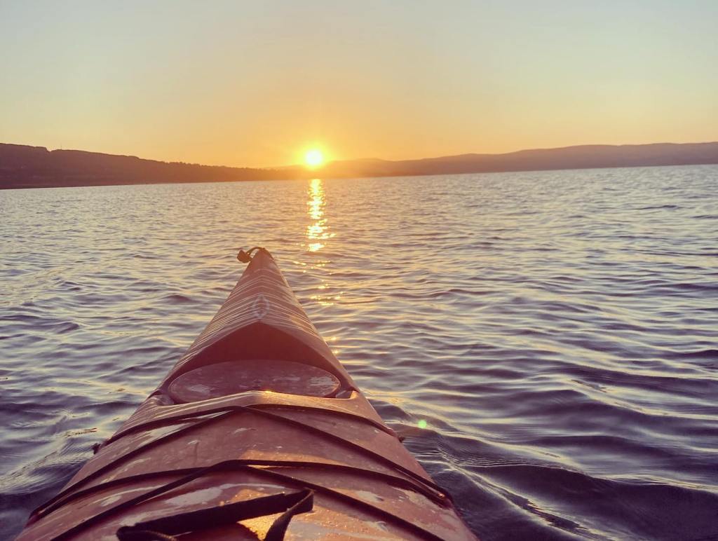 Kayaking at home credit Nadia Shaikh