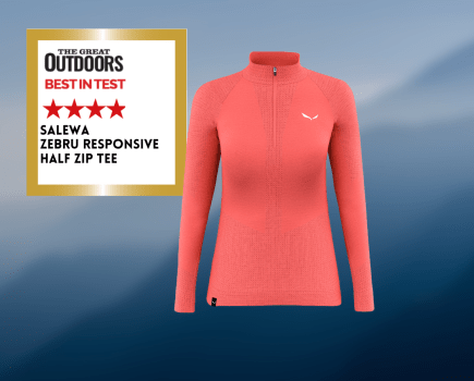 Salewa Women’s Zebru Responsive Half Zip Tee
