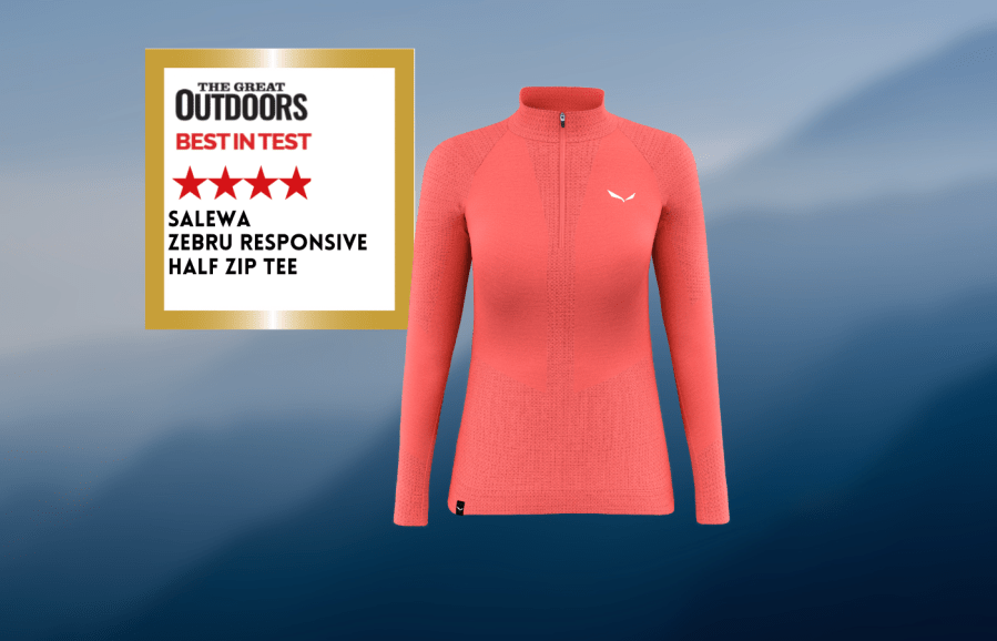 Salewa Women’s Zebru Responsive Half Zip Tee