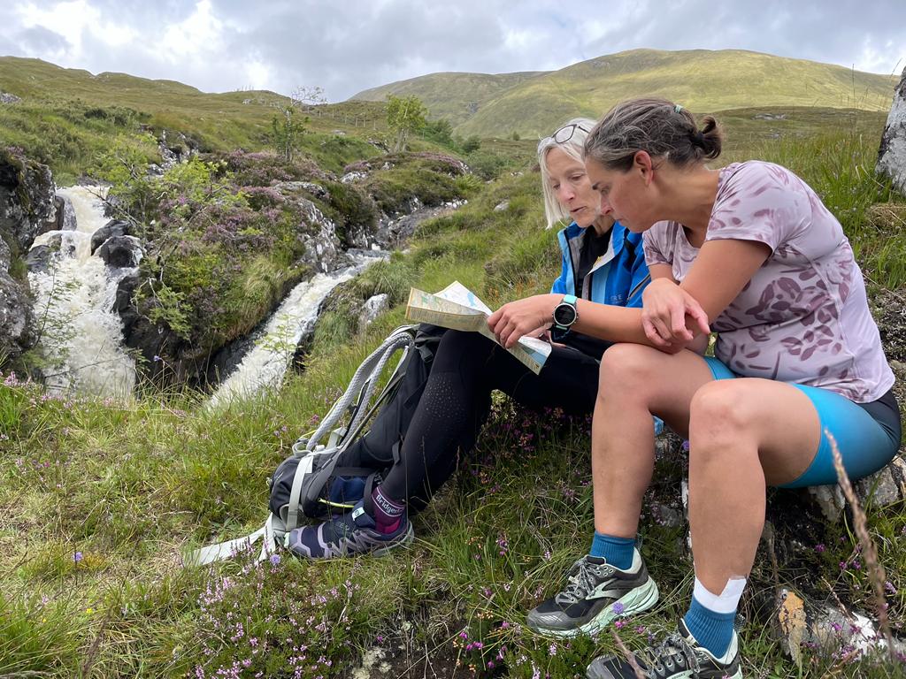Navigating in Glen Affric. Credit: Keri Wallace