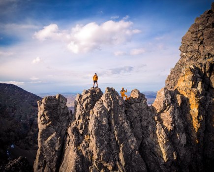 group adventure in the black cuillin - Ali Farhan