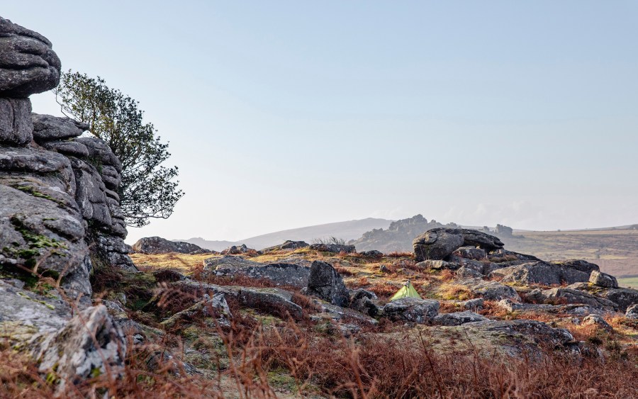 A camp on Dartmoor. Credit: Fern Leigh Albert