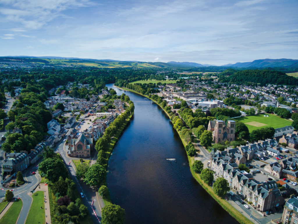 Inverness from above. Credit: Shutterstock