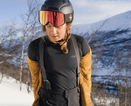 Ski Touring in the Rab Conduit - photo credit Rab