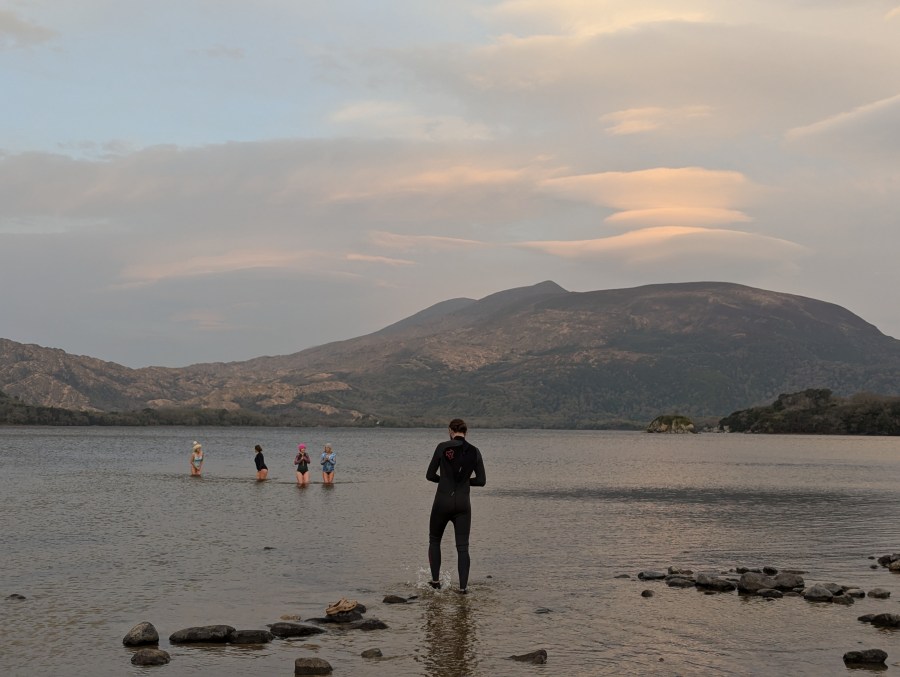 Sunrise swimming at Dundag Bay in Killarney National Park. Credit: Francesca Donovan