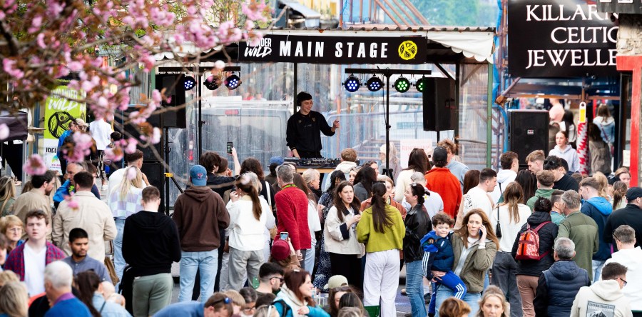 Local DJ Shee spins in Killarney town. Credit: Wander Wild