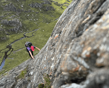 8 Scrambling on Humpback Buttress