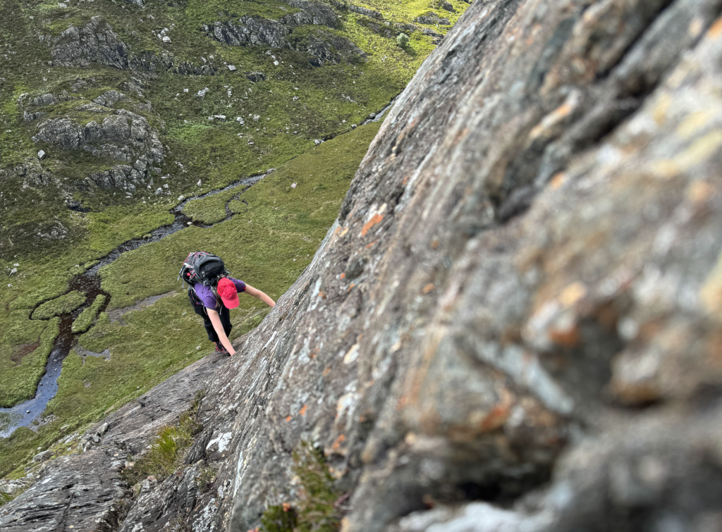 8 Scrambling on Humpback Buttress