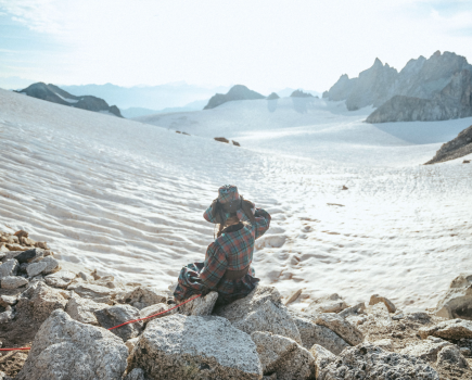 Woman with altitude *DPS2* Views towards the Matterhorn from the Glacier du Tour credit Grace Taylorson Smith Pritchard
