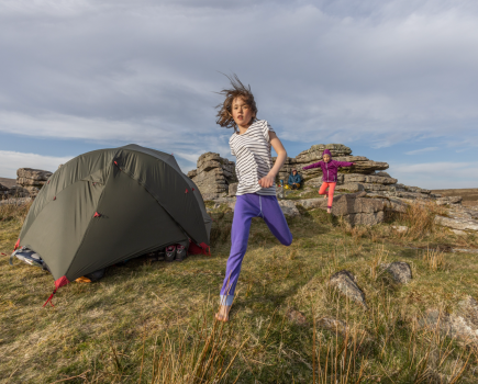 Mountain milestones 1 Barefoot moor exploring is all part of the wild camping experience