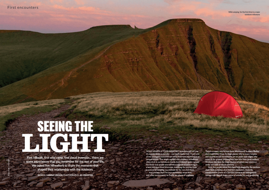 mountain milestones - see the light