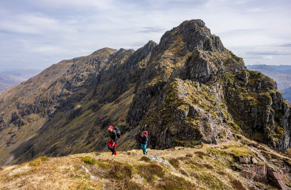 After the difficulties - approaching Stob Coire Leith