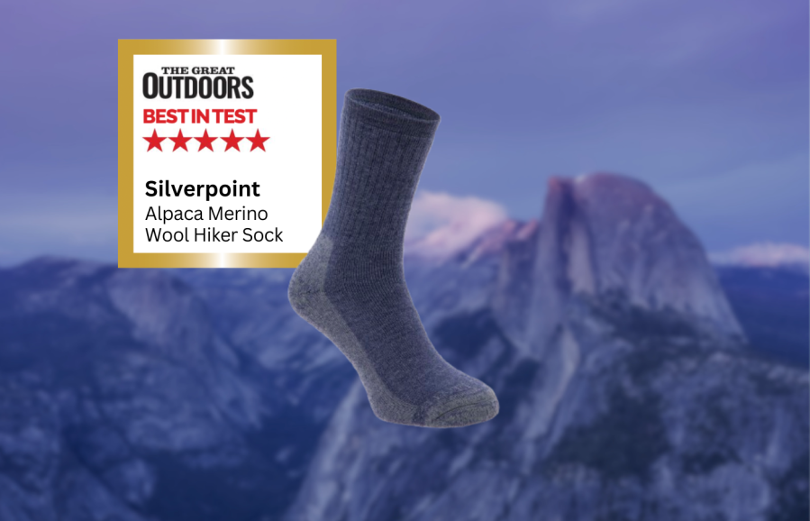 Silverpoint Alpaca Merino Wool Hiker Sock