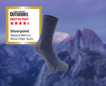 Silverpoint Alpaca Merino Wool Hiker Sock
