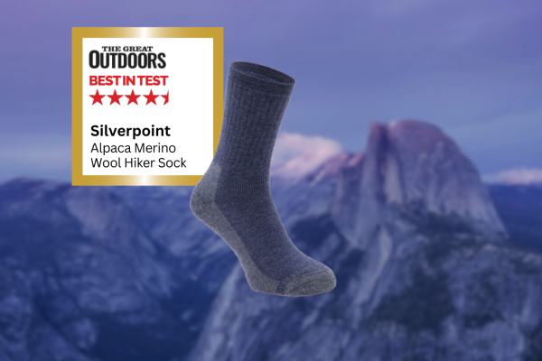 Silverpoint Alpaca Merino Wool Hiker Sock