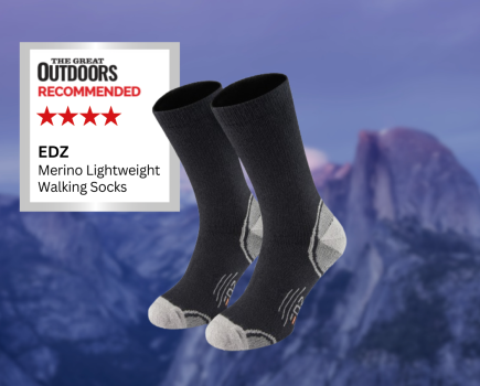 Peter Macfarlane tested the EDZ Merino Lightweight Walking Socks. Here's why he's happy to recommend them for hikers.