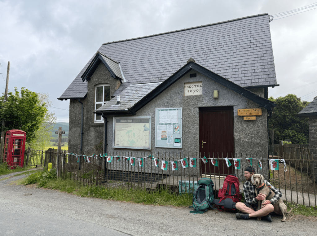 The Glyndŵr's Way Cafe providing a little trail magic. Credit: Francesca Donovan