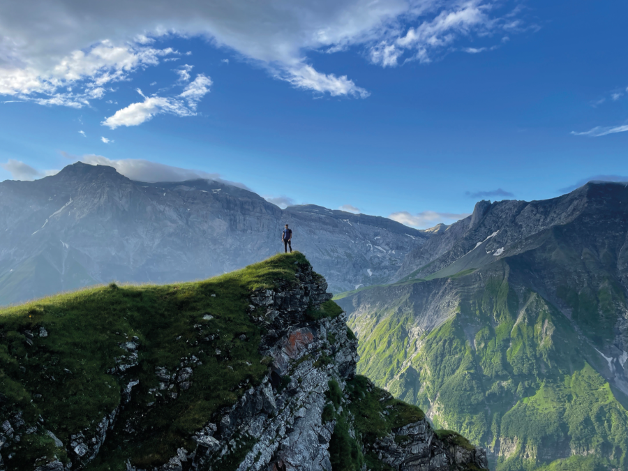 Main image: Towering cliffs and steep valleys are typical throughout the Glarus Alps | Credit: Richard Hartfield