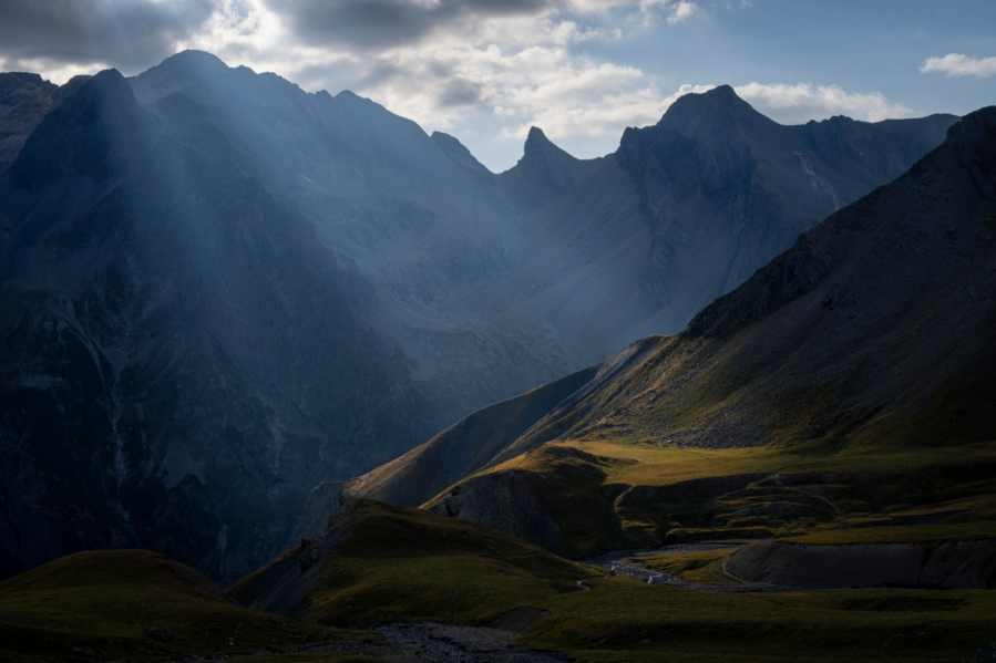 Another photo from the coire under Le Sirac, used as seasonal grazing and patrolled by patou. There’s much to be said about grazing in the mountains, and the to-and-fro in Britain can feel very polarising. What is significant in the Écrins National Park is that fences at high altitude are temporary, with the grazing moved around frequently, and that access is zoned. Both of these things help mediate some of the impacts. Ultimately, I think these issues are about scale, density; and, of course, community.