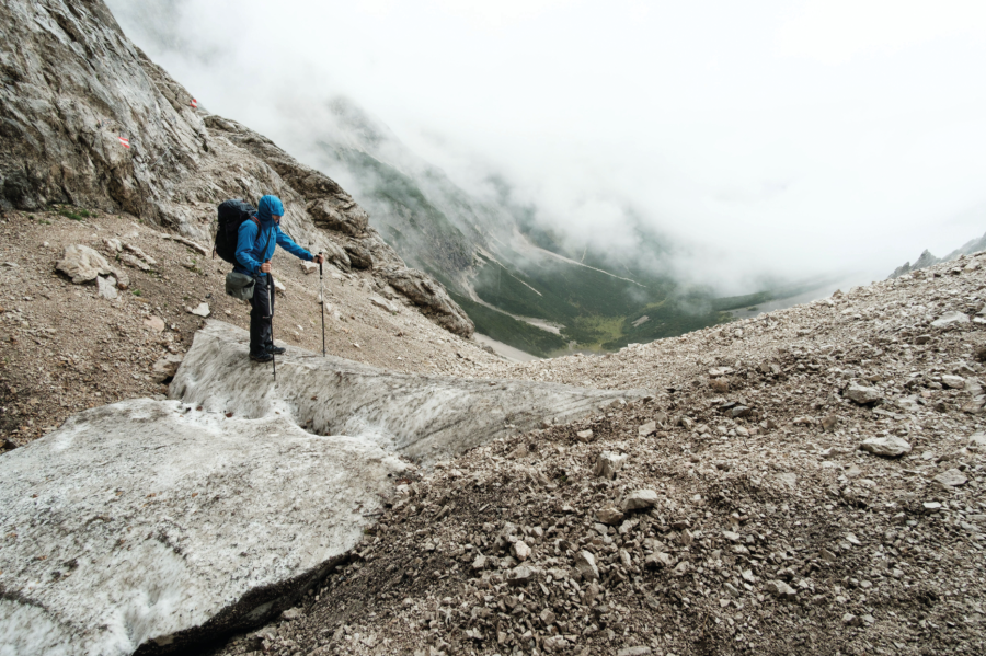 Tyrol - On the dramatic Wilde-Bande-Steig.