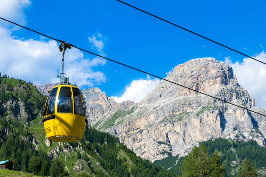 Alta_Badia_Dolomites_Yellow_Cable_Car