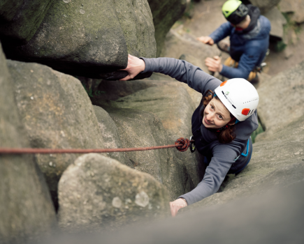 **Opener?** Even experienced scramblers and climbers can struggle with a fear of heights © Alex Roddie