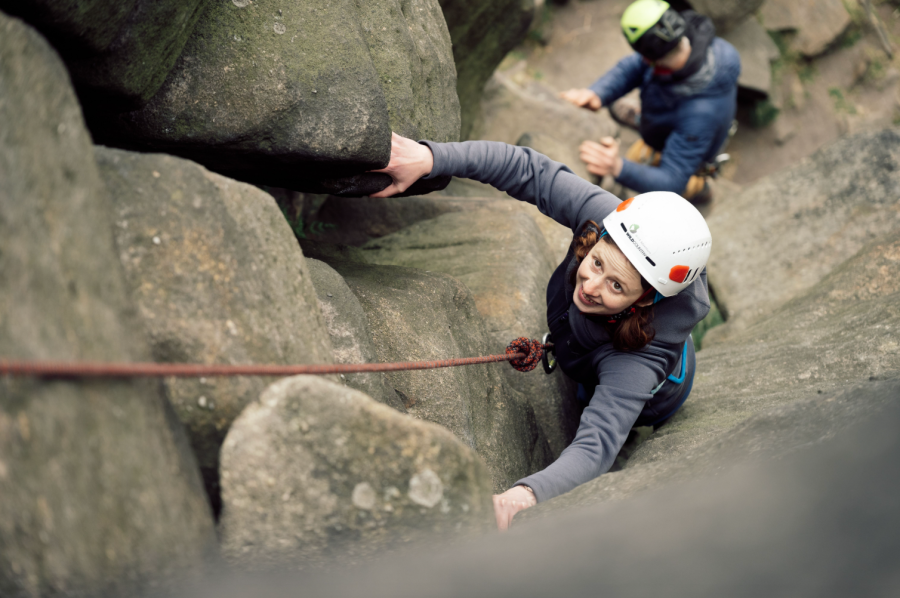 **Opener?** Even experienced scramblers and climbers can struggle with a fear of heights © Alex Roddie