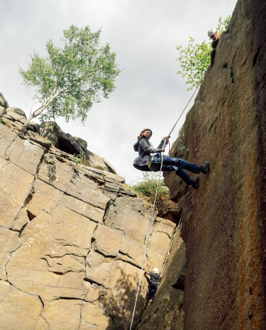 50 Hannah on the way down her second go © Alex Roddie