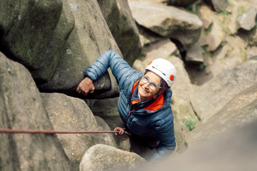 100 Claire making Martello Cracks look easy © Alex Roddie