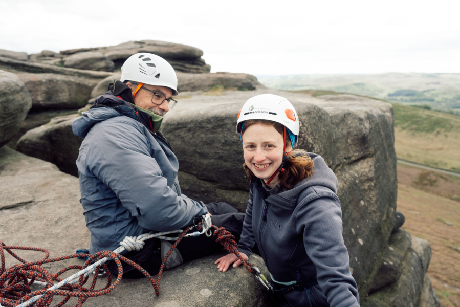 107 Hannah- 'That was my first roped rock climb.' © Alex Roddie