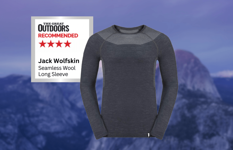 Jack Wolfskin Seamless Wool Long Sleeve