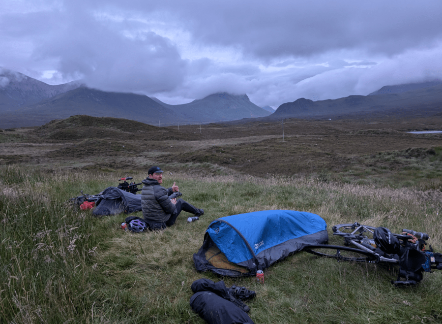Sometimes bivvy spots are best shared_credit Bone Auchterlonie