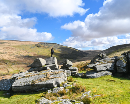 9. Shelstone Tor, and the West Okement River valley. - Tim Gent copy