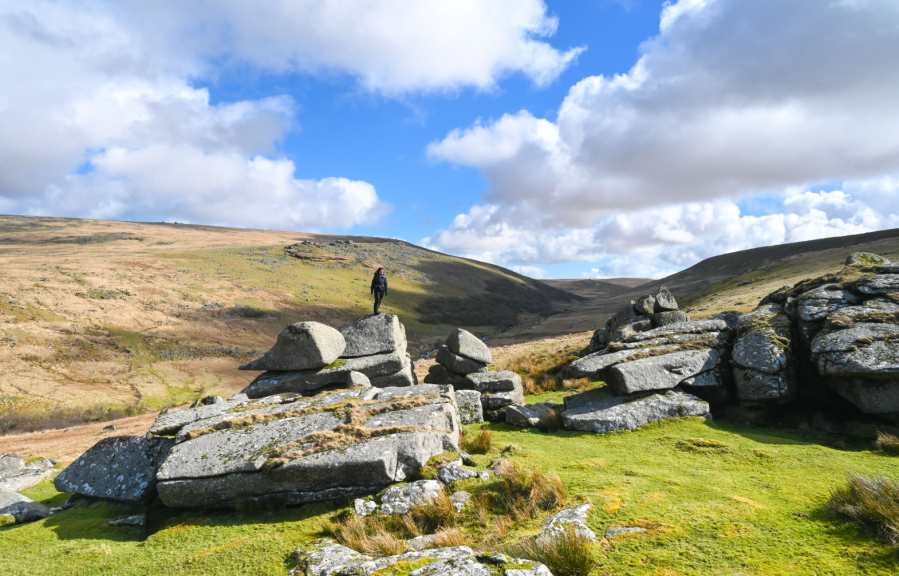 9. Shelstone Tor, and the West Okement River valley. - Tim Gent copy
