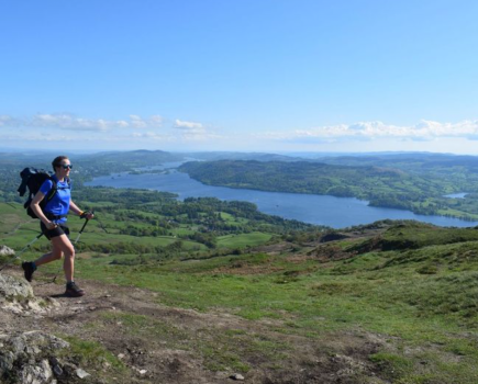 Views of Windermere from near the summit of Wansfell Pike