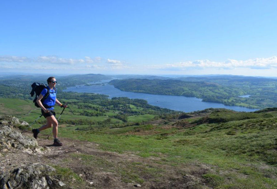 Views of Windermere from near the summit of Wansfell Pike
