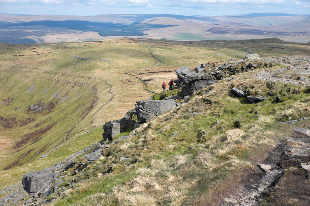 The top of Ingleborough's north-east ridge_DSCF4492 Ingleborough linear